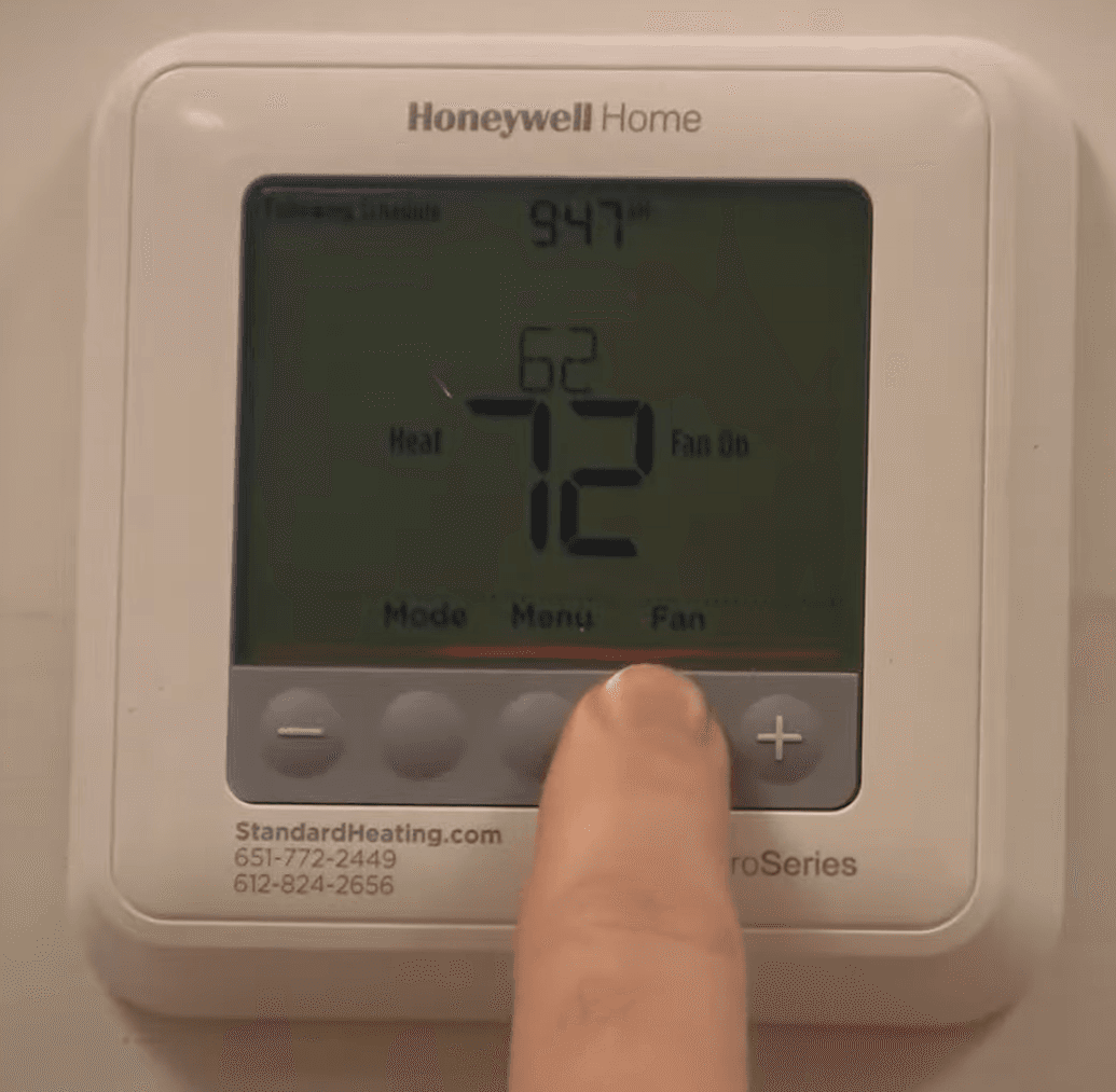 Basic Thermostat Set Up Honeywell T6 Programmable