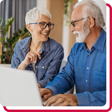 Couples looking at Financing options